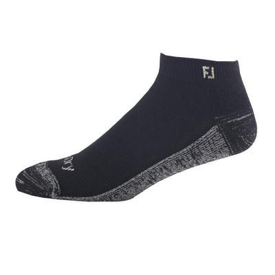 FootJoy ProDry Extreme Sport Ankle Golf Socks - Black - thumbnail image 1