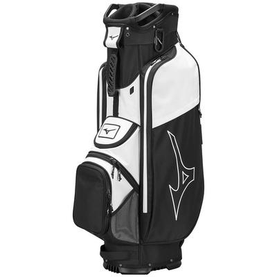 Mizuno Lightweight Golf Cart Bag - White/Black - thumbnail image 1