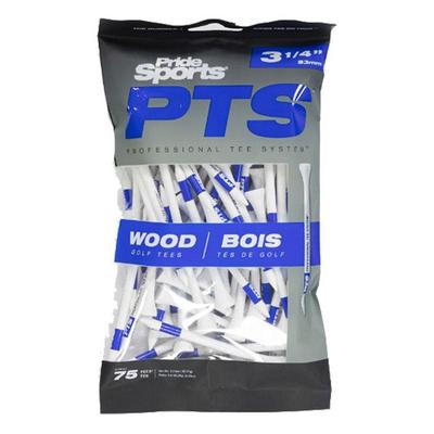 Pride Sports PTS Wooden Golf Tees 75 Pack (83mm)