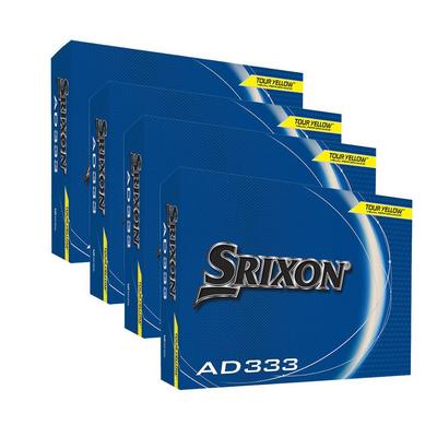 Srixon AD333 Golf Balls - Yellow (4 FOR 3) - thumbnail image 1
