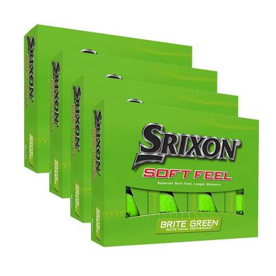 Srixon Soft Feel Bite Golf Balls - Green (4 FOR 3) - thumbnail image 1