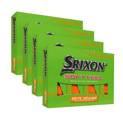 Srixon Soft Feel Bite Golf Balls - Orange (4 FOR 3) - thumbnail image 1