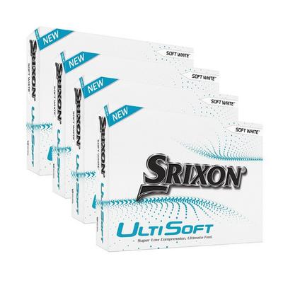 Srixon UltiSoft Golf Balls - White (4 FOR 3) - thumbnail image 1