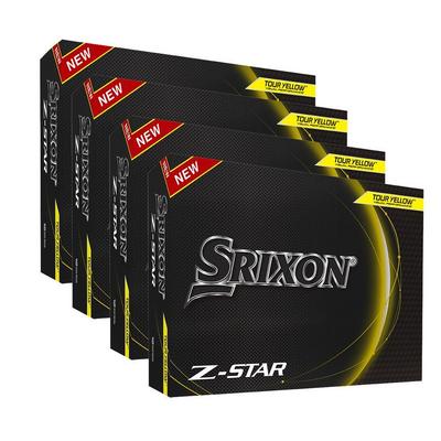 Srixon Z-Star Golf Balls - Yellow (4 FOR 3) - thumbnail image 1