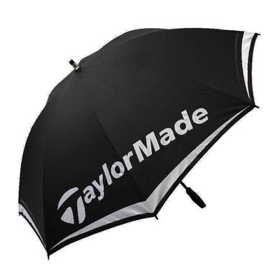 TaylorMade Single Canopy 60'' Golf Umbrella - Black/Grey - thumbnail image 1