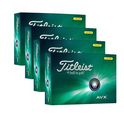 Titleist AVX 4 For 3 Golf Balls Personalised Yellow - 2024 - thumbnail image 1