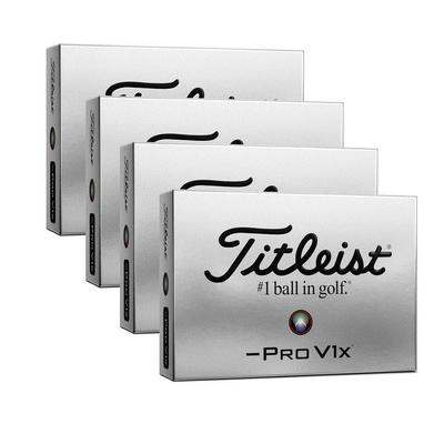 Titleist Pro V1x Left Dash 4 For 3 Golf Balls Personalised White - 2024 - thumbnail image 1