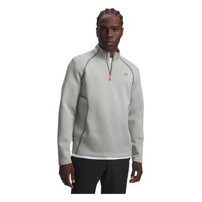 Under Armour UA Drive 1/4 Zip Golf Midlayer - Titanium/Clay Green