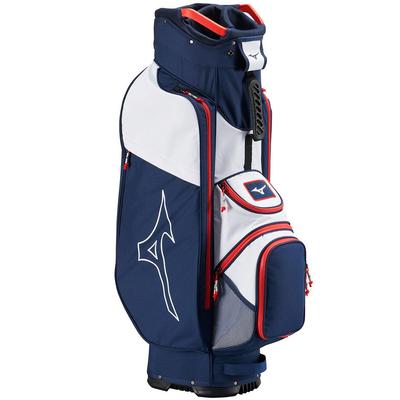 Mizuno Lightweight Golf Cart Bag - Navy/White - thumbnail image 2