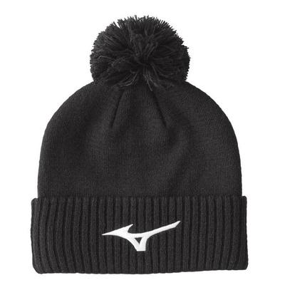 Mizuno Crested Bobble Hat - Black