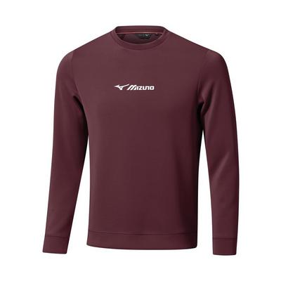 Mizuno Latitude Crew Neck Golf Jumper - Cherry