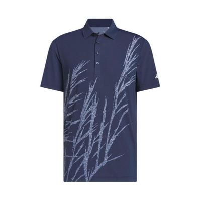adidas Ultimate365 Tour Cool Feeling Fescue Golf Polo Shirt - Navy