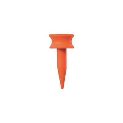 Longridge Plastic Castle Golf Tees Orange 5mm (20)