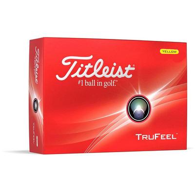 Titleist TruFeel Golf Balls - Yellow