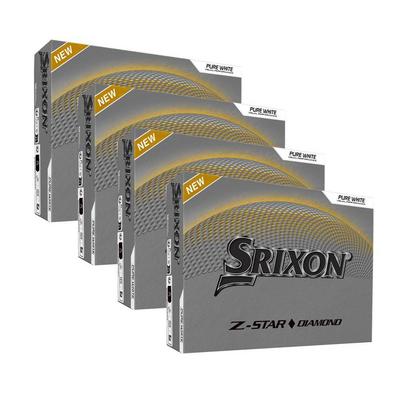 Srixon Z-Star Diamond Balls 4 For 3 Personalised - White