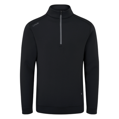Ping Ansel Sensorcool 1/4 Zip Golf Mid Layer - Black