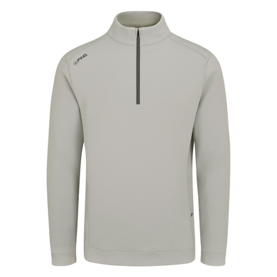 Ping Ansel Sensorcool 1/4 Zip Golf Mid Layer - Silver