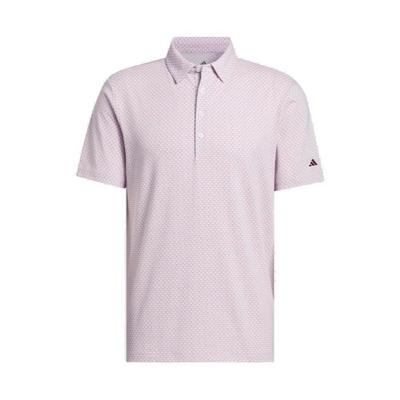 adidas Ultimate365 Go-To Print Golf Polo Shirt - Purple