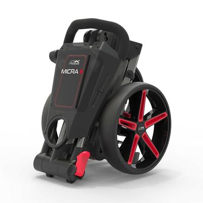 PowaKaddy MICRA Golf Push Trolley - Red