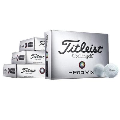 Titleist Pro V1x Left Dash 4 For 3 Golf Balls Personalised White - 2024 - thumbnail image 2