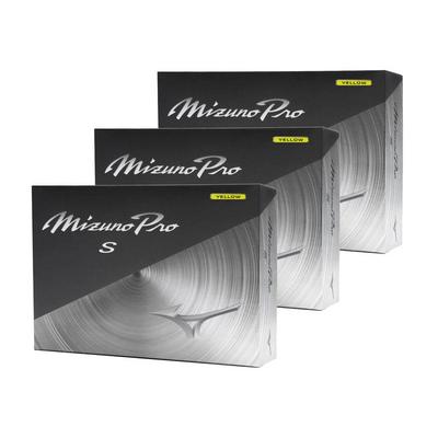 Mizuno Pro S Golf Balls Yellow - 3 For 2 Offer