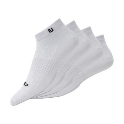 FootJoy ProDry Lightweight Sport Mens Golf Socks 3-Pair Pack - White
