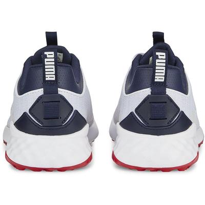 Puma Fusion Pro Mens Golf Shoes - White/Navy
