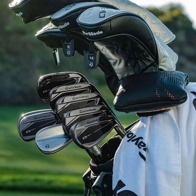 TaylorMade Qi Golf Irons Gunmetal - Steel - thumbnail image 6