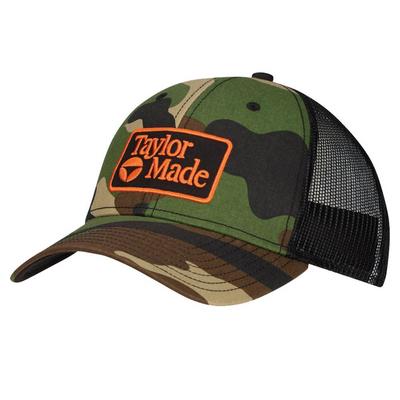 TaylorMade Radar Trucker Golf Hat - Black Camo