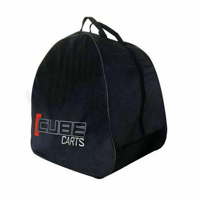 Cube 3-Wheel Golf Push/Pulll Trolley - Charcoal/Red - thumbnail image 3