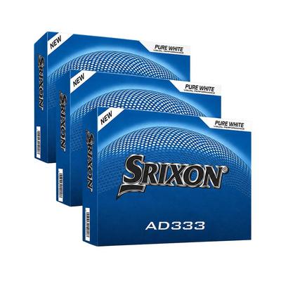 Srixon AD333 Golf Balls - White 3 x Dozen Personalised