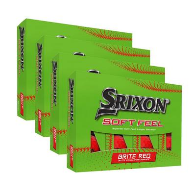 Srixon Soft Feel Bite Golf Balls - Red (4 FOR 3)