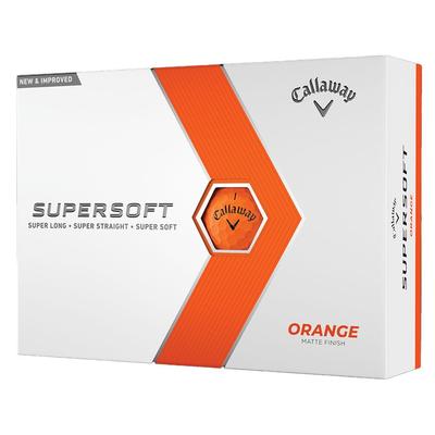 Callaway Supersoft Golf Balls 23 - Orange - thumbnail image 1