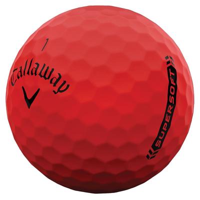 Callaway Supersoft Golf Balls 23 - Red