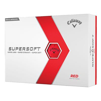 Callaway Supersoft Golf Balls 23 - Red - thumbnail image 1