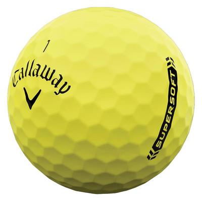 Callaway Supersoft Golf Balls 23 - Yellow