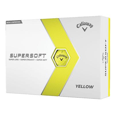 Callaway Supersoft Golf Balls 23 - Yellow - thumbnail image 1