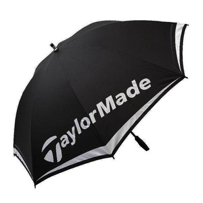 TaylorMade Single Canopy 60'' Golf Umbrella - Black/Grey