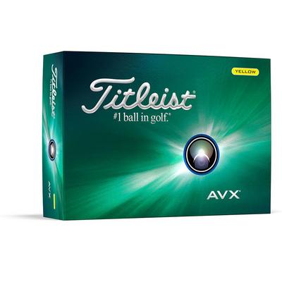 Titleist AVX Golf Ball 2024 - Yellow