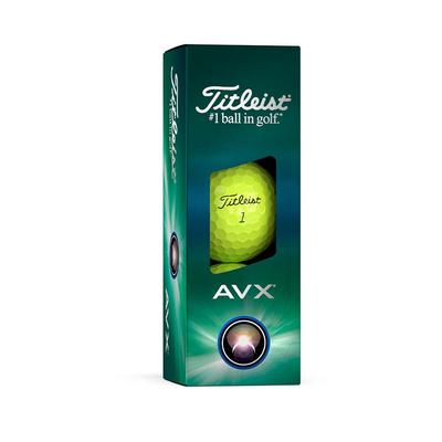 Titleist AVX Golf Ball 2024 - Yellow - thumbnail image 3
