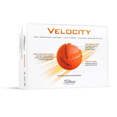 Titleist Velocity Golf Balls 2024 - Orange - thumbnail image 2