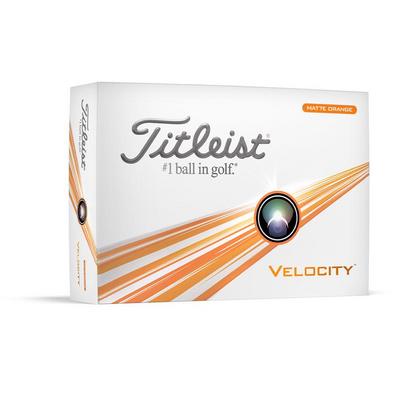 Titleist Velocity Golf Balls - Orange