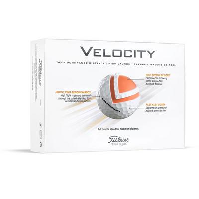 Titleist Velocity Golf Balls 2024 - White - thumbnail image 2