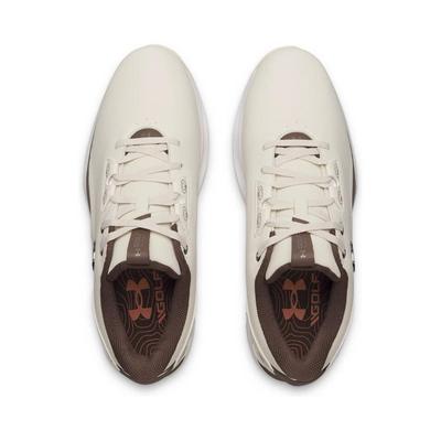 Under Armour UA Drive Fade 2 Spikeless Golf Shoes - Stone/Stone/Metallic Silver - thumbnail image 5