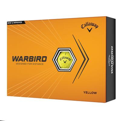 Callaway Warbird Golf Balls 23 - Yellow  - thumbnail image 1