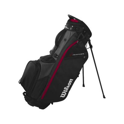 Wilson Feather Golf Stand Bag - Black/Grey/Red