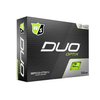 Wilson Staff Duo Optix Golf Balls - Green - thumbnail image 1