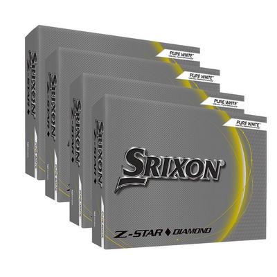 Srixon Z-Star Diamond Golf Balls - White (4 FOR 3)