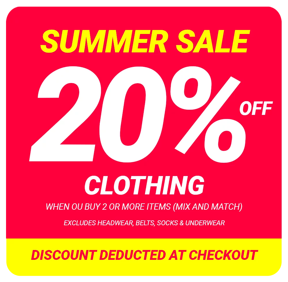 20% Off Clothing Offer