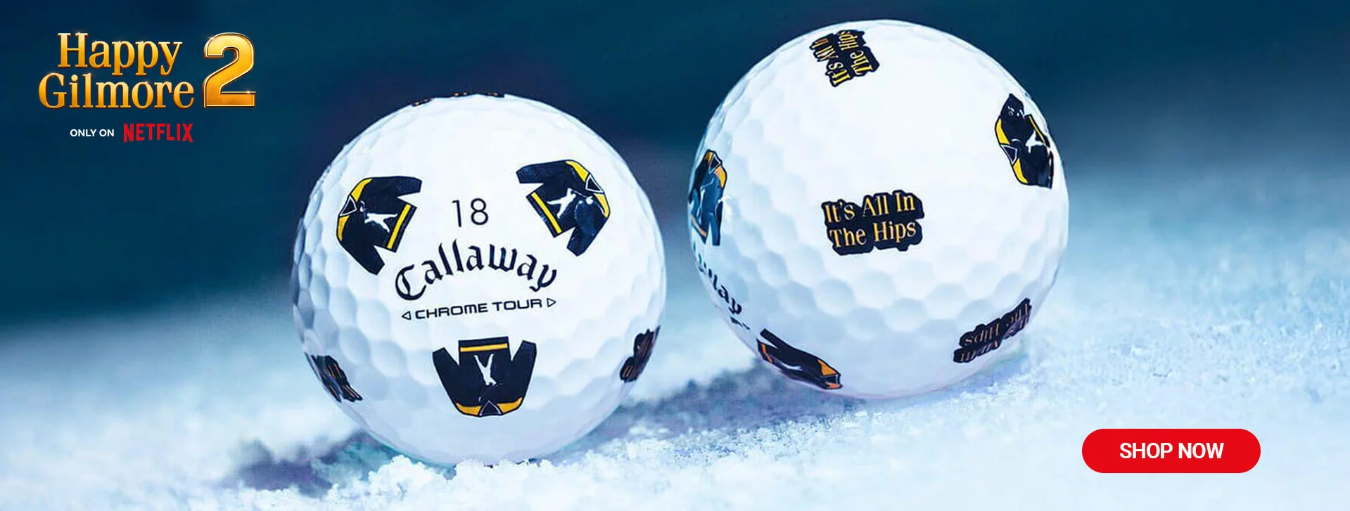 Callaway Happy Gilmore 2 Balls